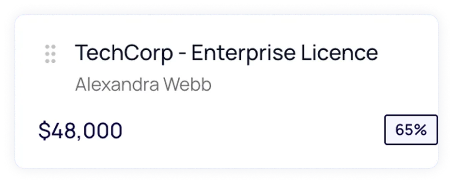 Techcorp - Enterprise Licence Card
